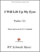 I Will Lift Up My Eyes SATB choral sheet music cover